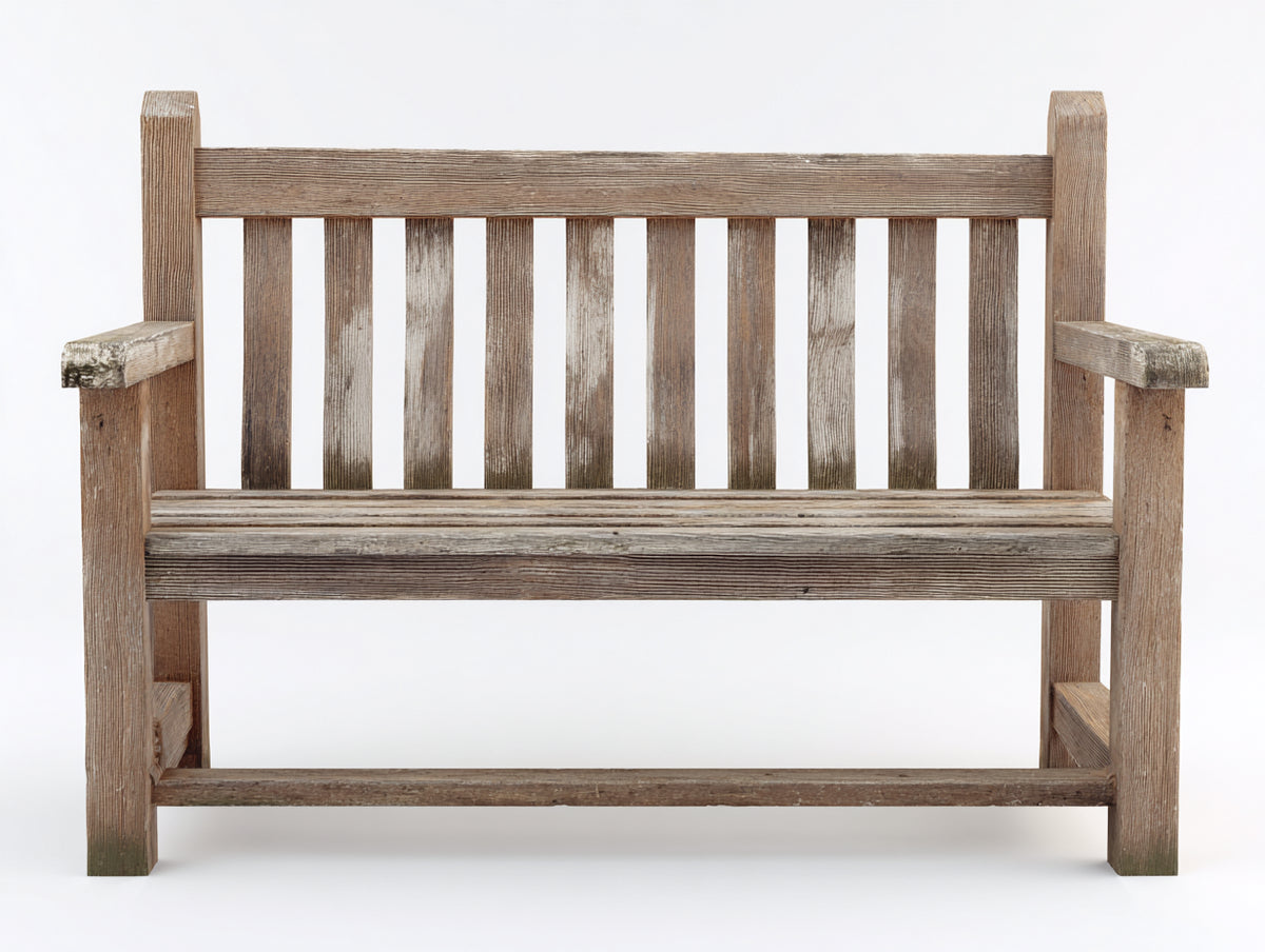 Gartenbank Holzbank 150x60x90 cm - natur - klassisches Design