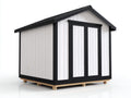 Gartenhäuser Holzhaus 300x250x230 cm - weiß und schwarz - modernes Design